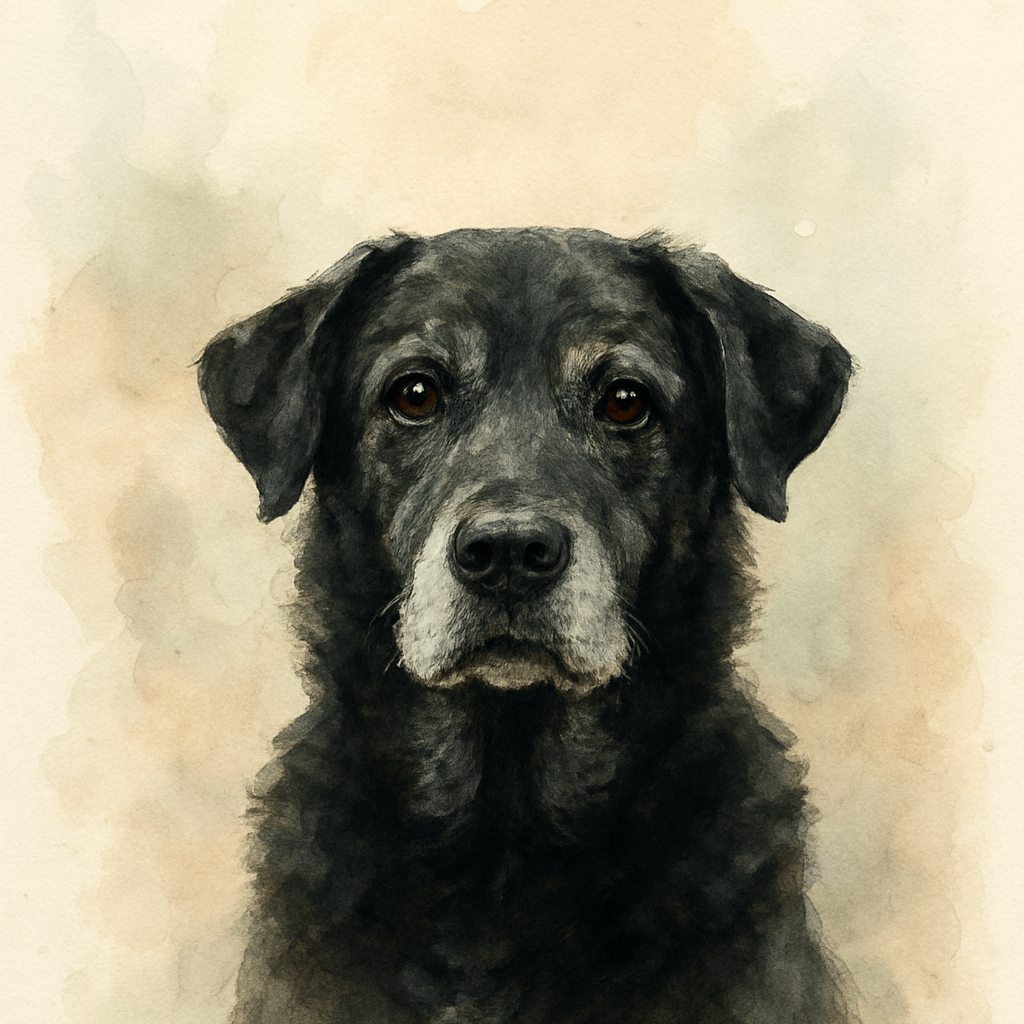 AI-generated pet portrait of Cruz