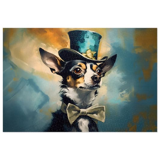 Chihuahua AI pet portrait in Dalí Style
