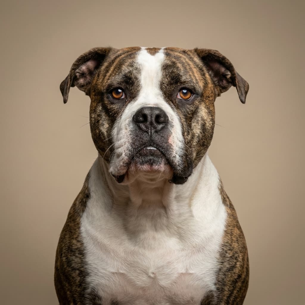 American Bulldog portrait example