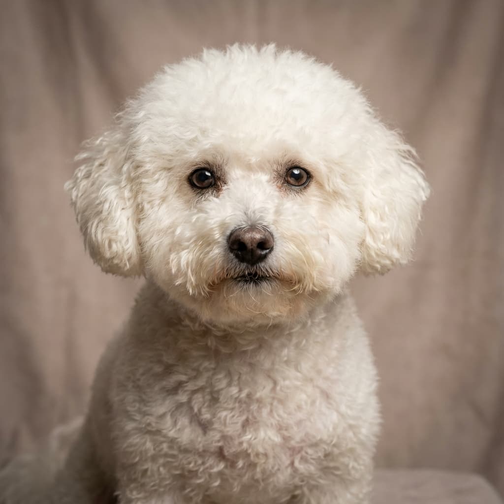 Bichon Frise portrait example