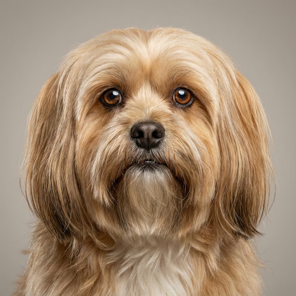 Lhasa Apso portrait example