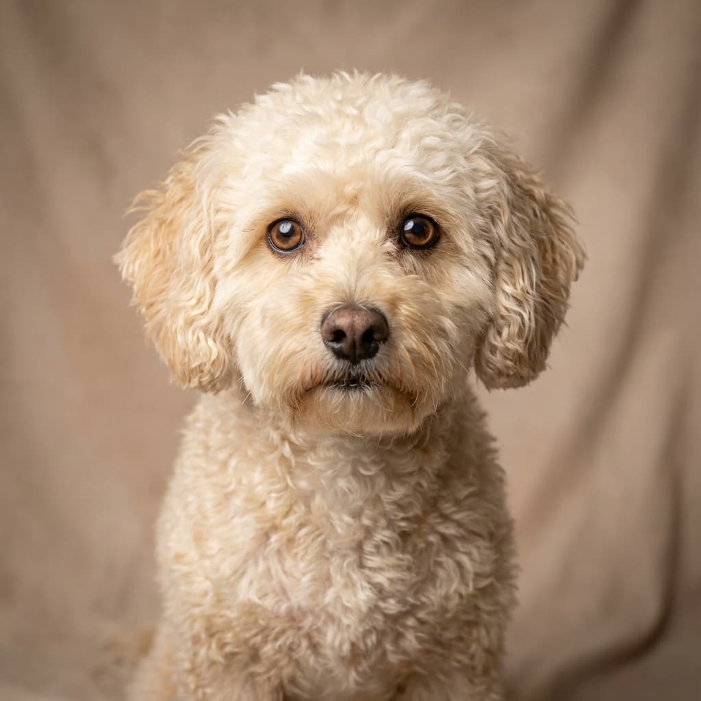 Maltipoo portrait example