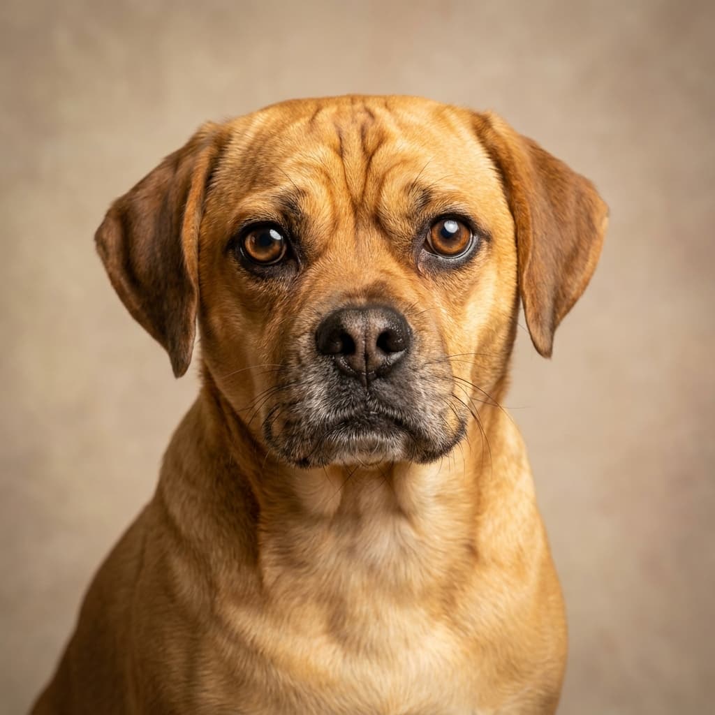 Puggle portrait example