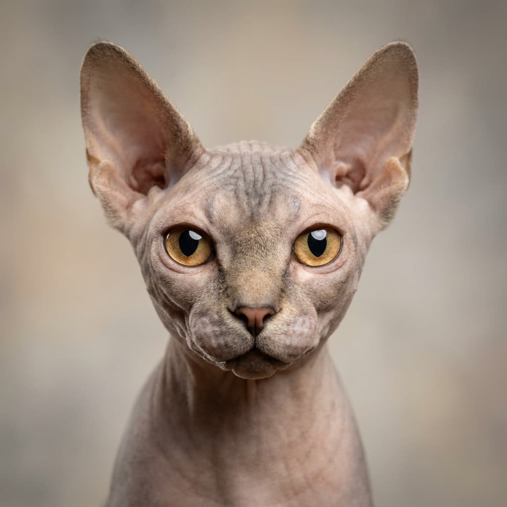 Sphynx portrait example