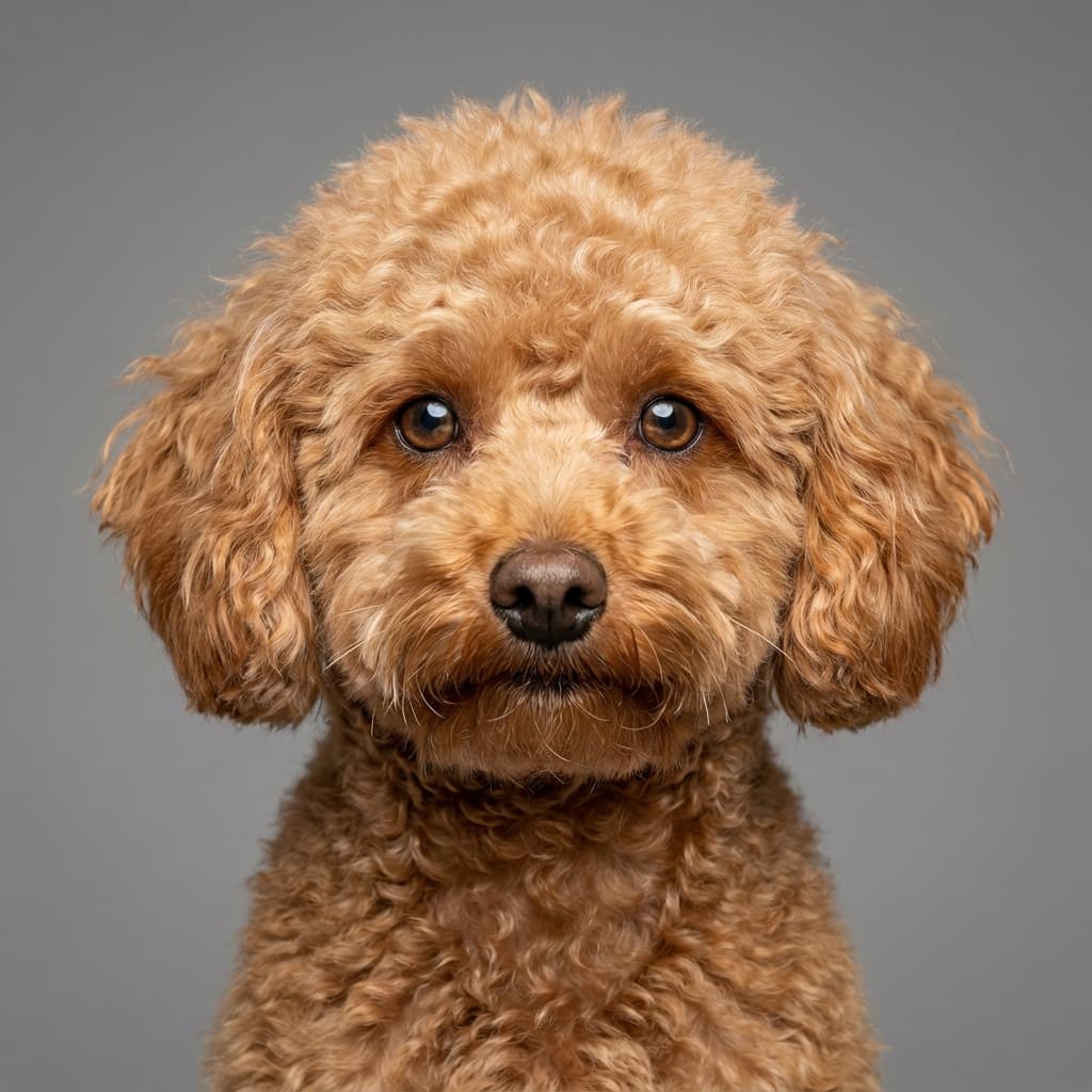Toy Poodle portrait example