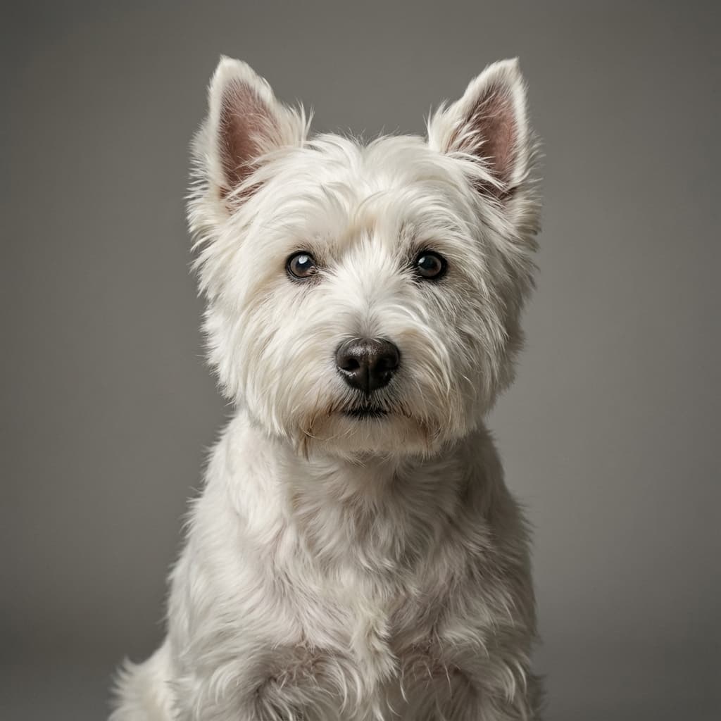 West Highland White Terrier portrait example