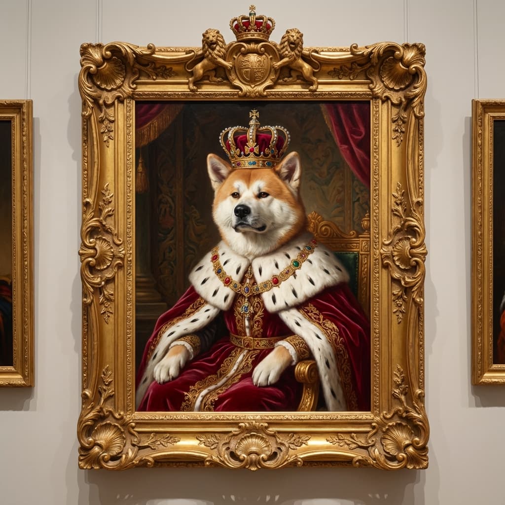 Akita in Royal style