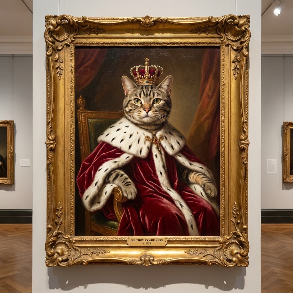 American Shorthair in Royal style