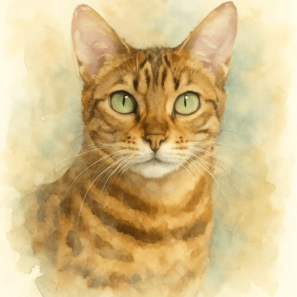 Bengal in Watercolor style
