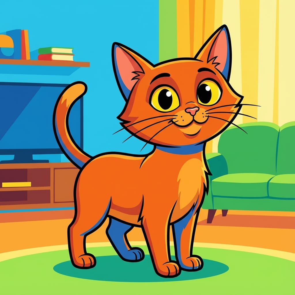 Bombay in Cartoon style