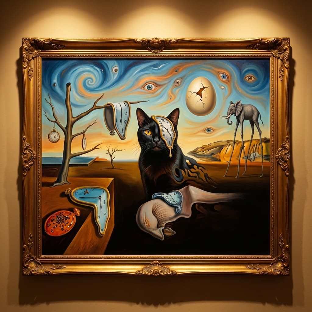 Bombay in Dali style