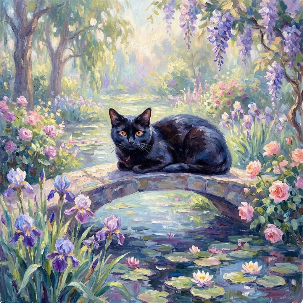 Bombay in Monet style