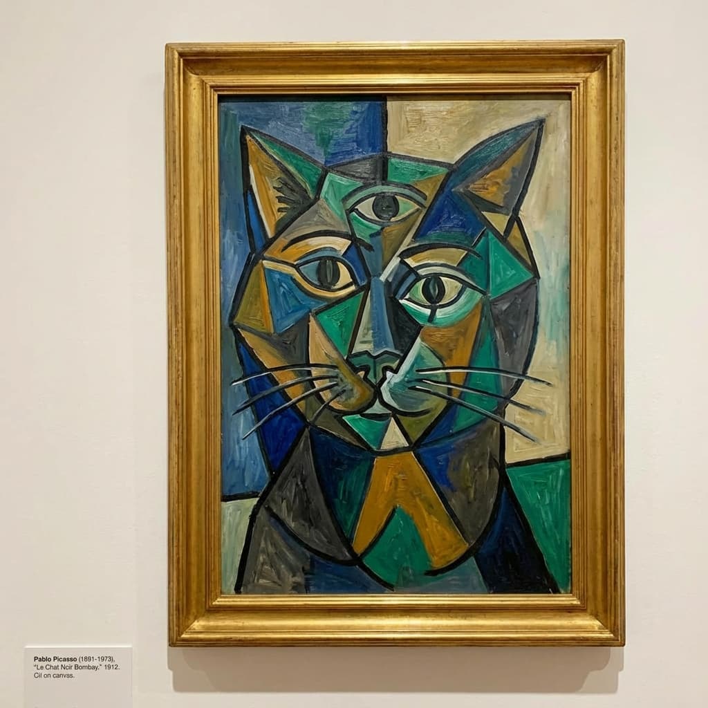 Bombay in Picasso style