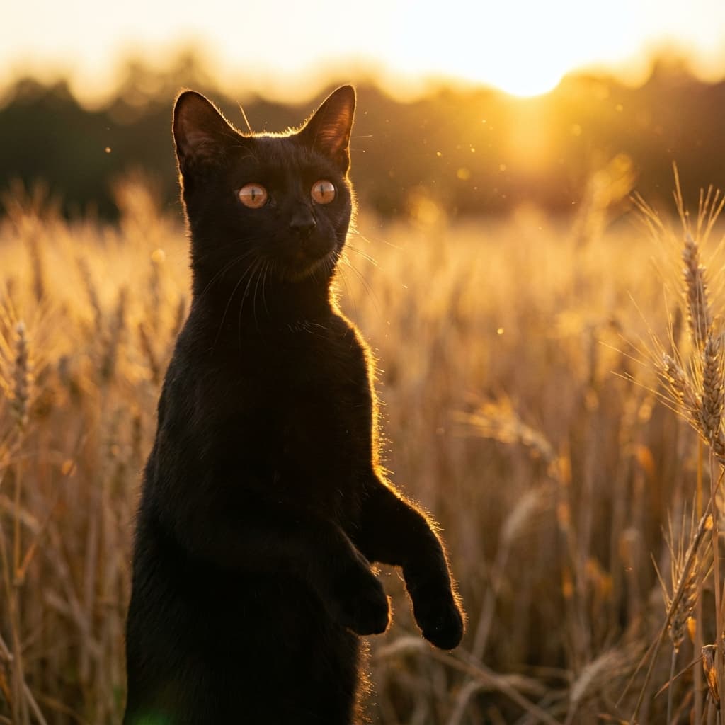 Bombay in Golden Hour Field style