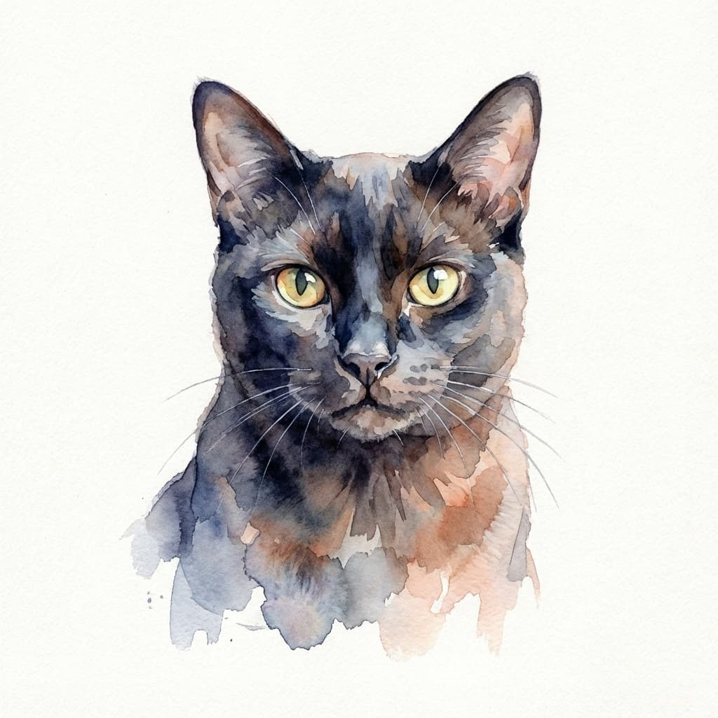 Bombay in Watercolor style