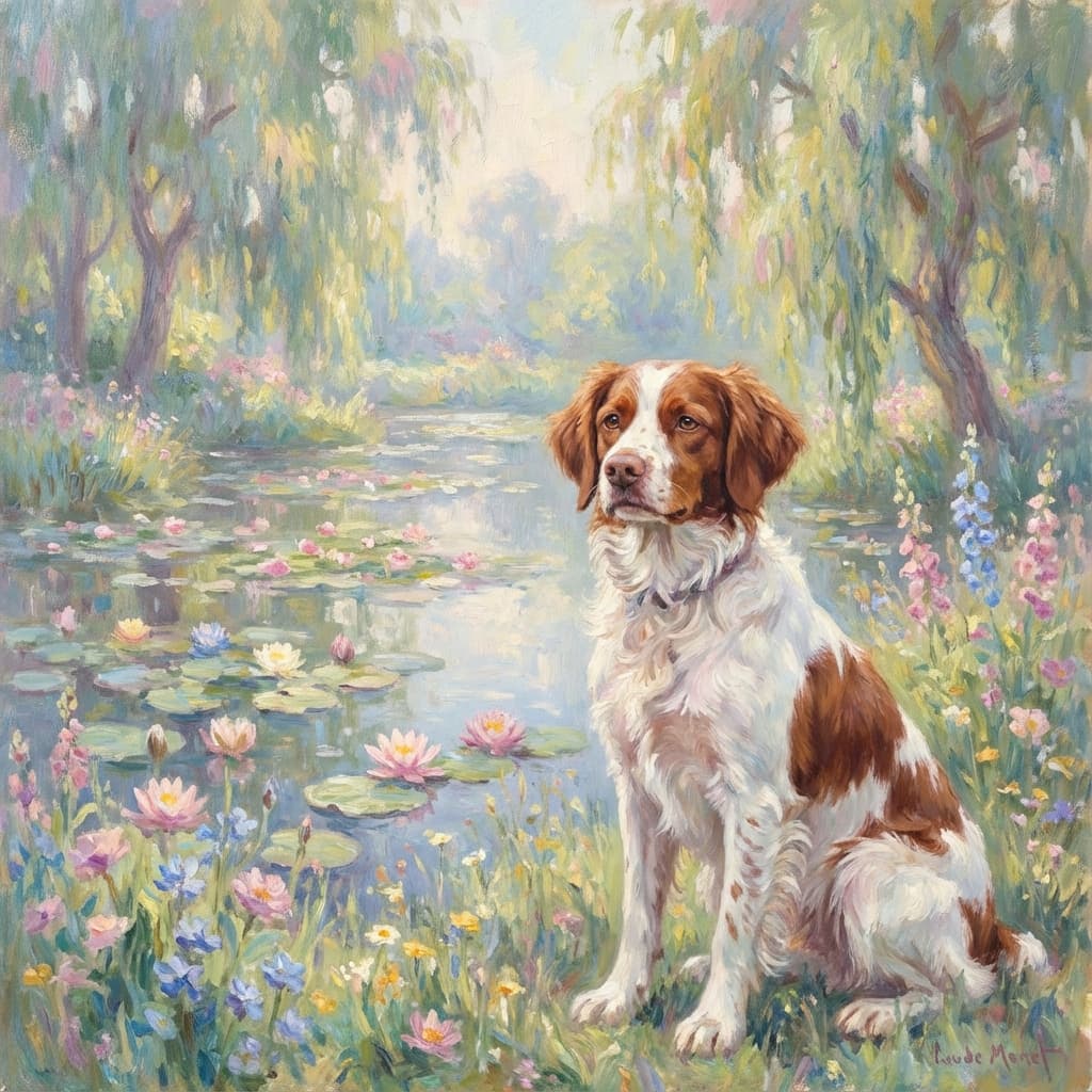 Brittany in Monet style