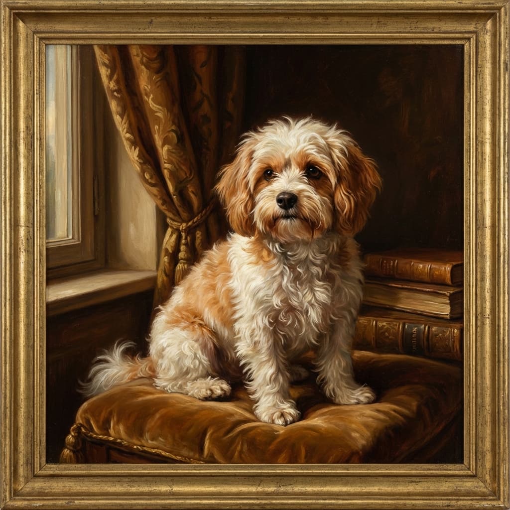 Cavachon in Renaissance style