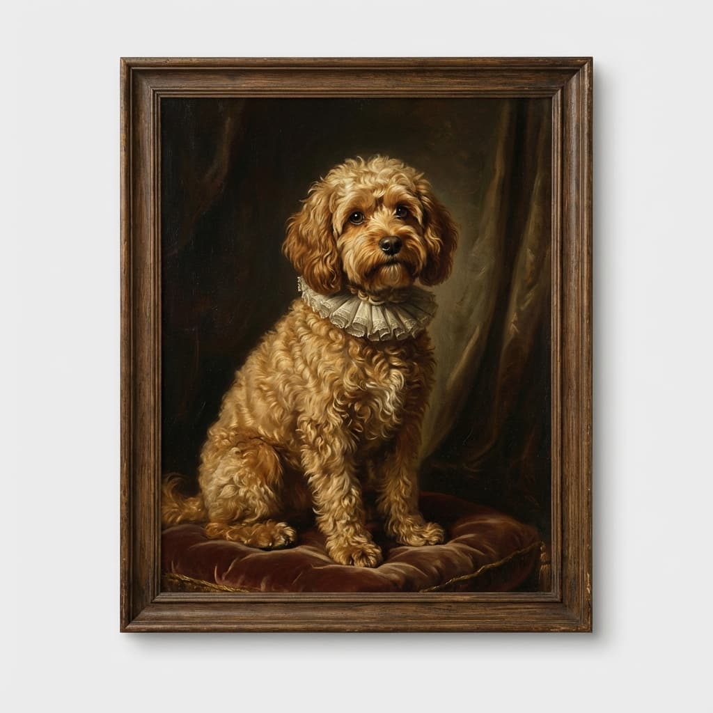 Cavapoo in Renaissance style