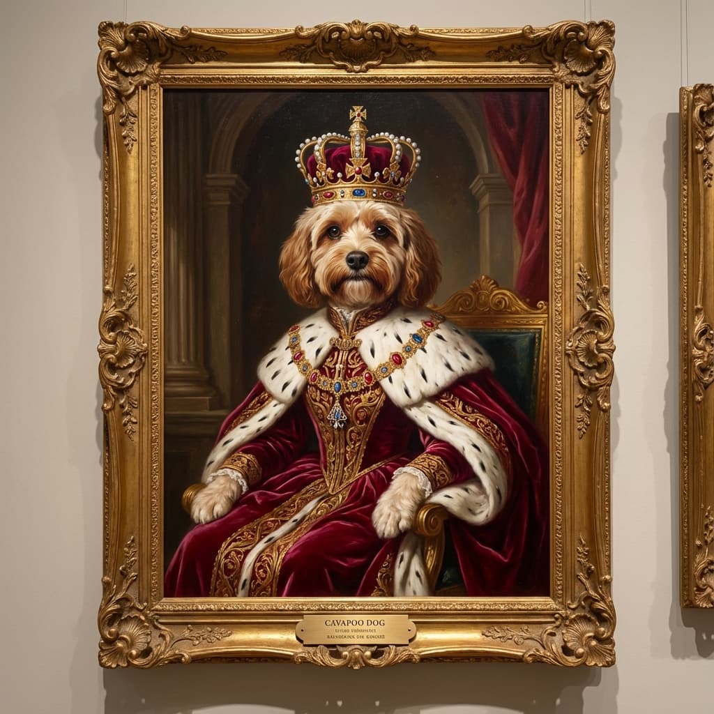 Cavapoo in Royal style