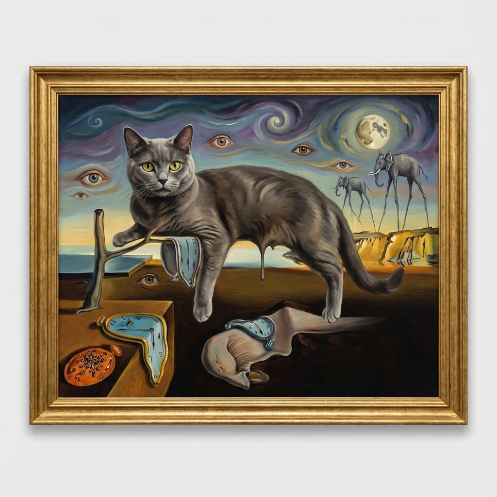 Chartreux in Dali style