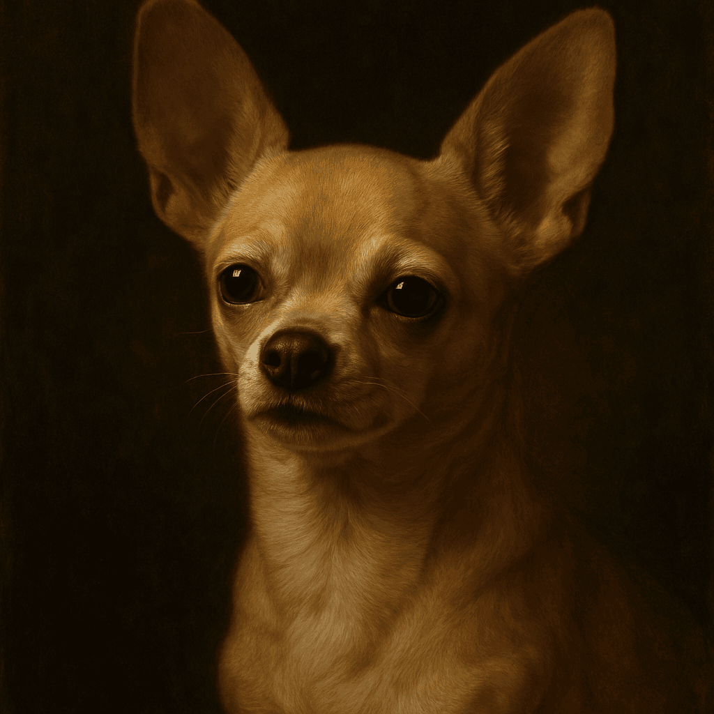 Chihuahua in Renaissance style