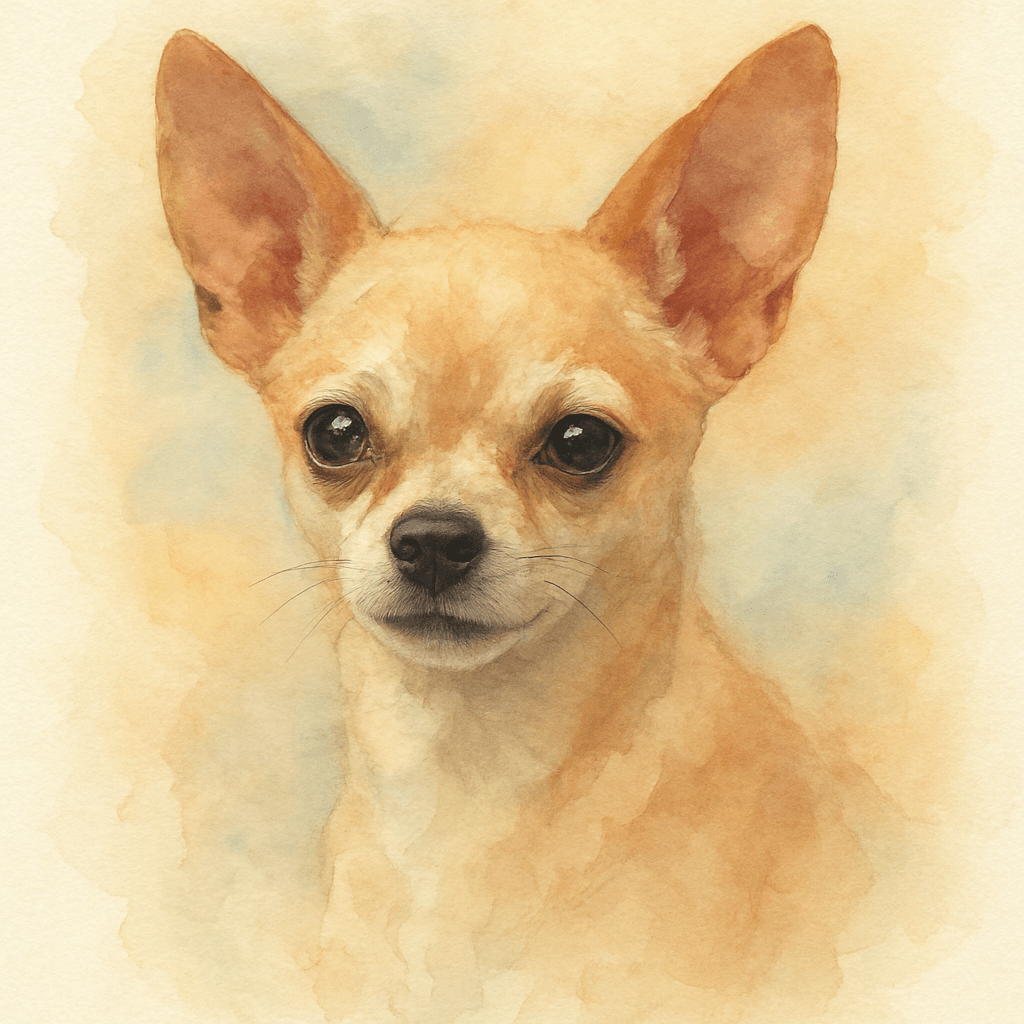 Chihuahua in Watercolor style