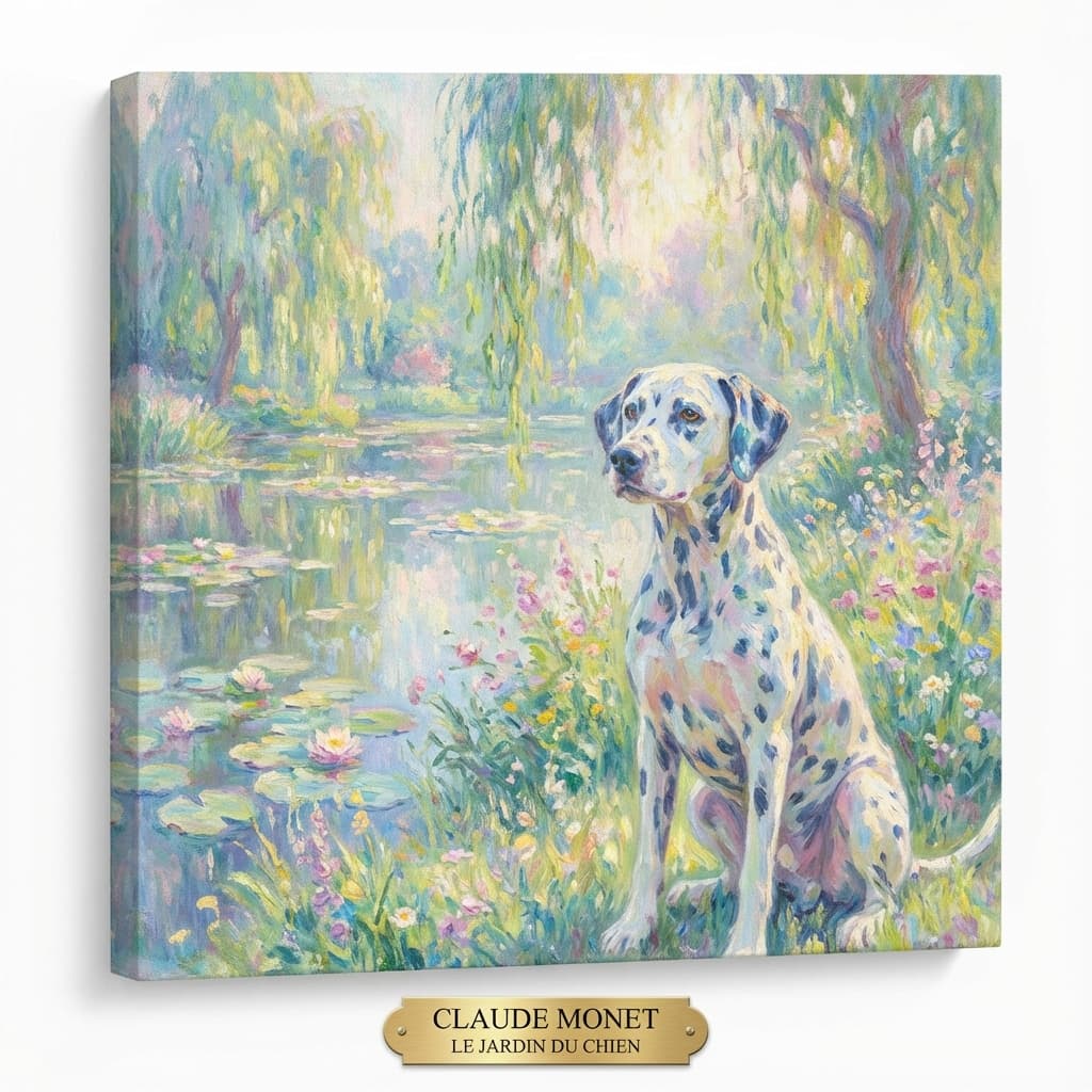 Dalmatian in Monet style