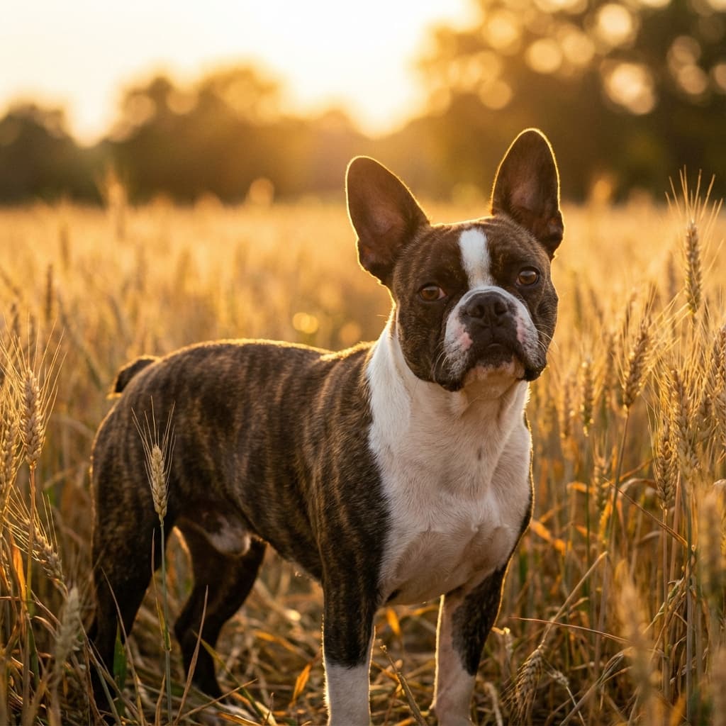 Frenchton in Golden Hour Field style
