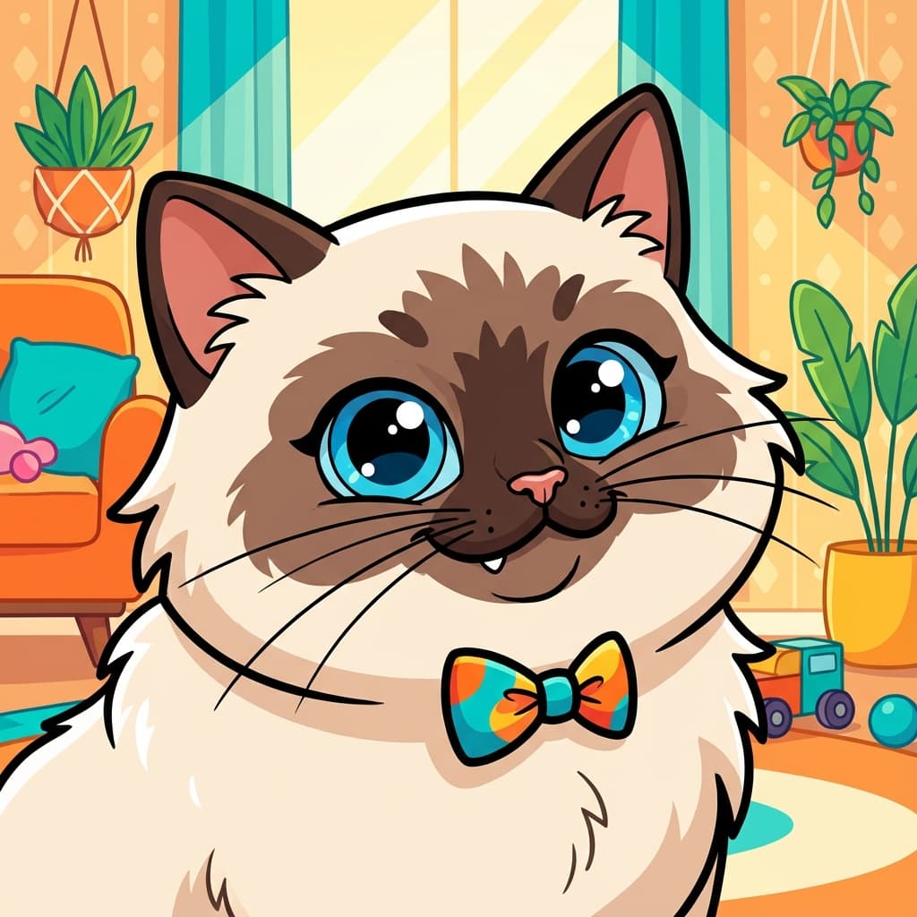 Himalayan in Cartoon style