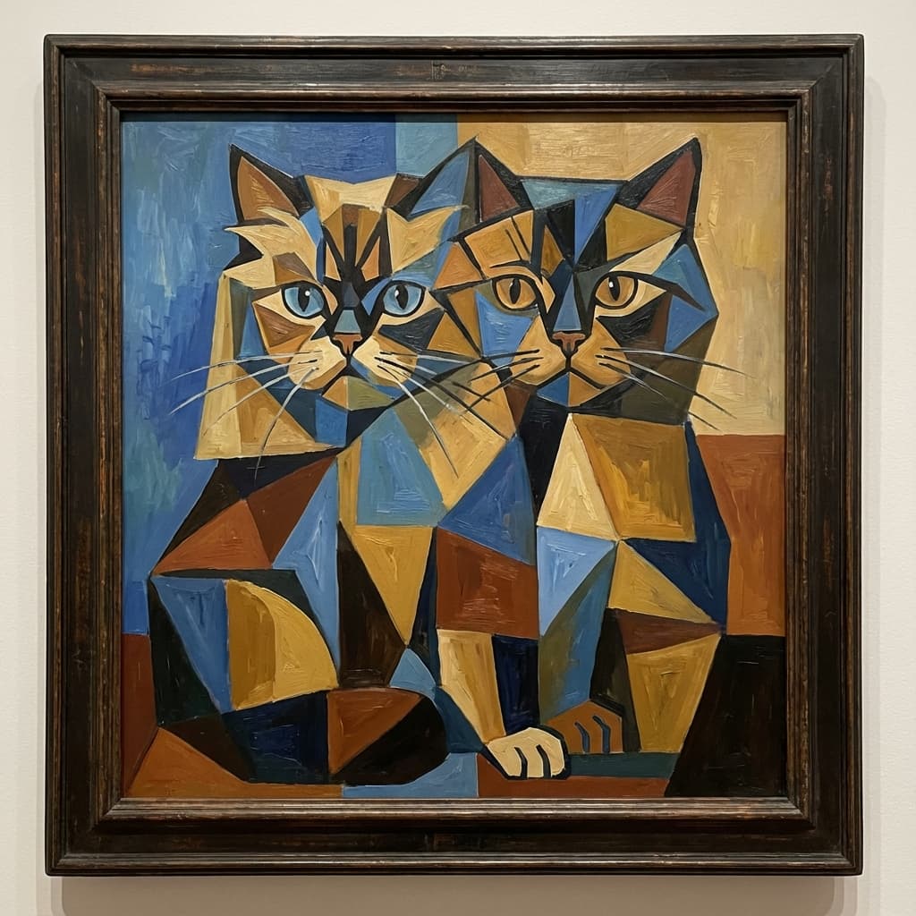 Himalayan in Picasso style