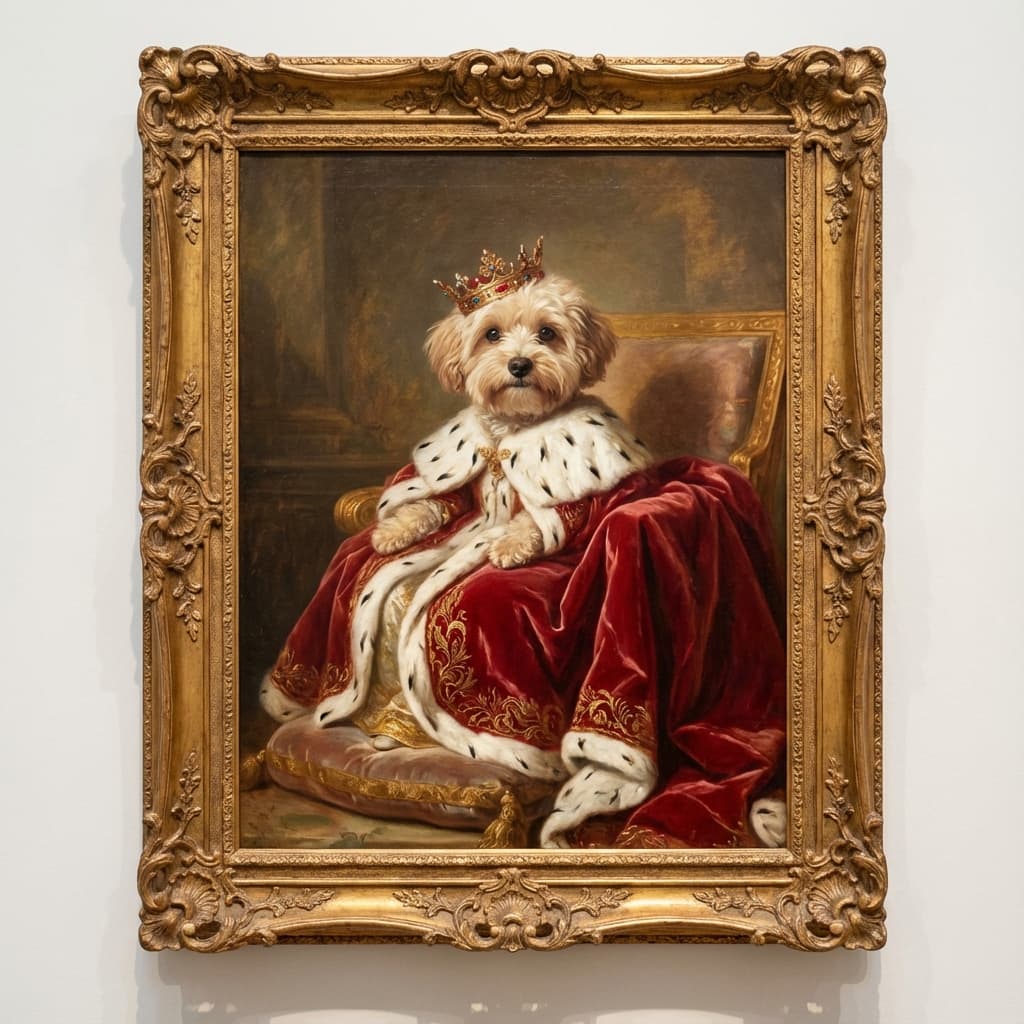 Maltipoo in Royal style