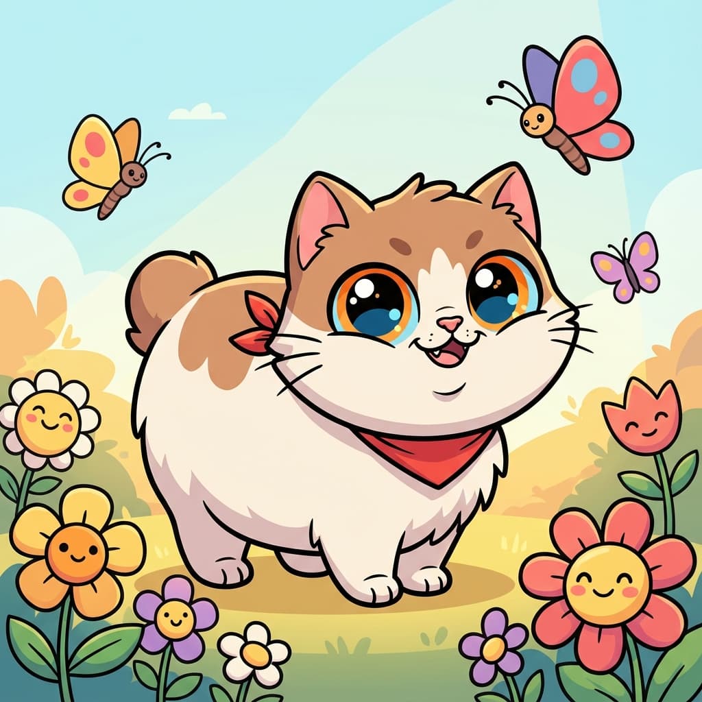 Manx in Cartoon style