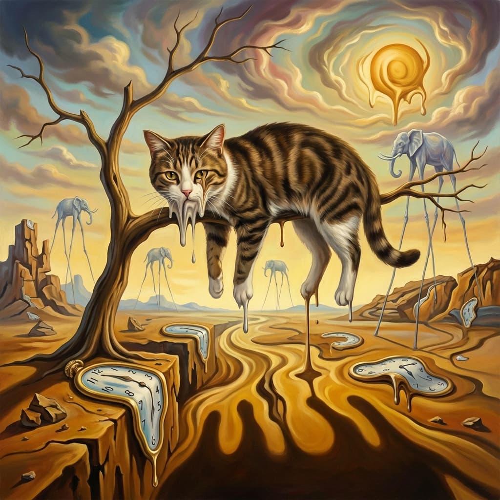 Manx in Dali style