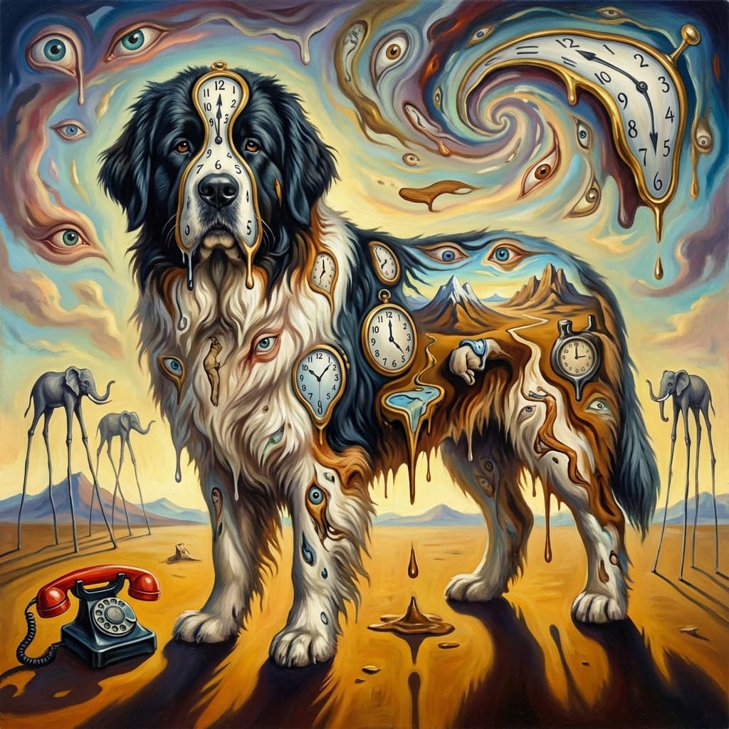 Newfoundland in Dali style