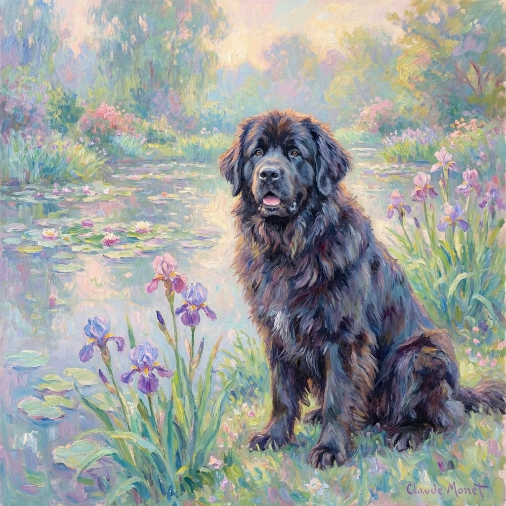 Newfoundland in Monet style
