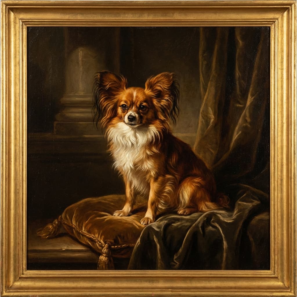 Papillon in Renaissance style