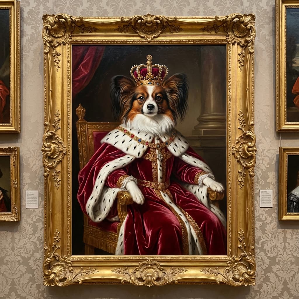 Papillon in Royal style