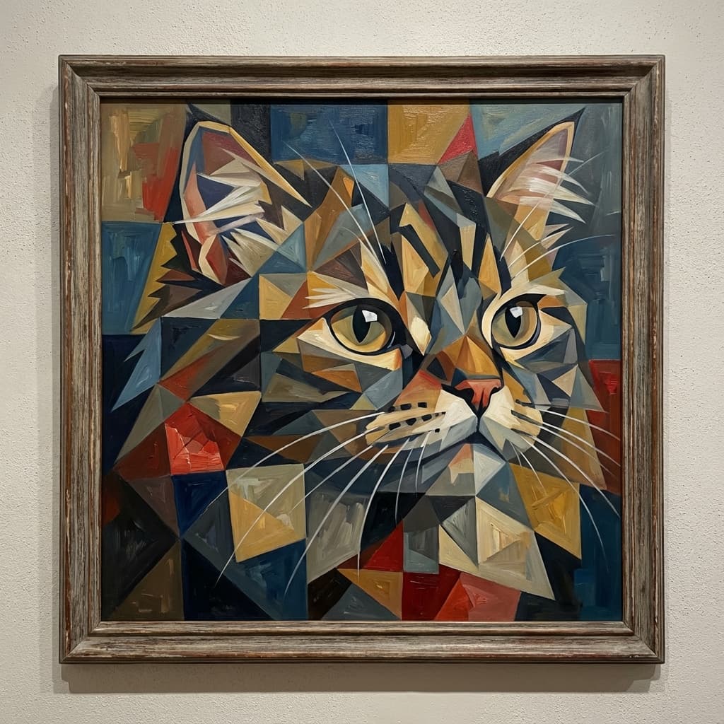 Persian in Picasso style