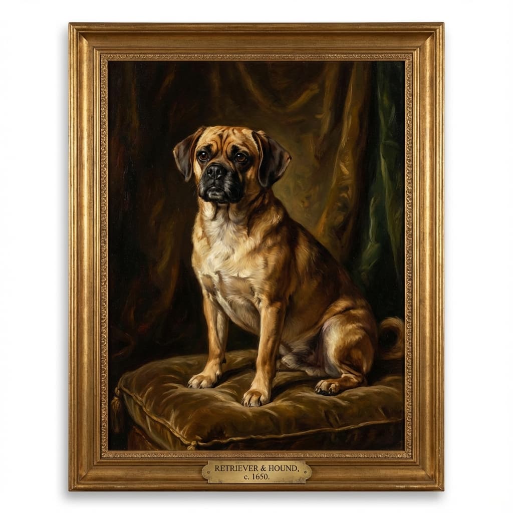 Puggle in Renaissance style