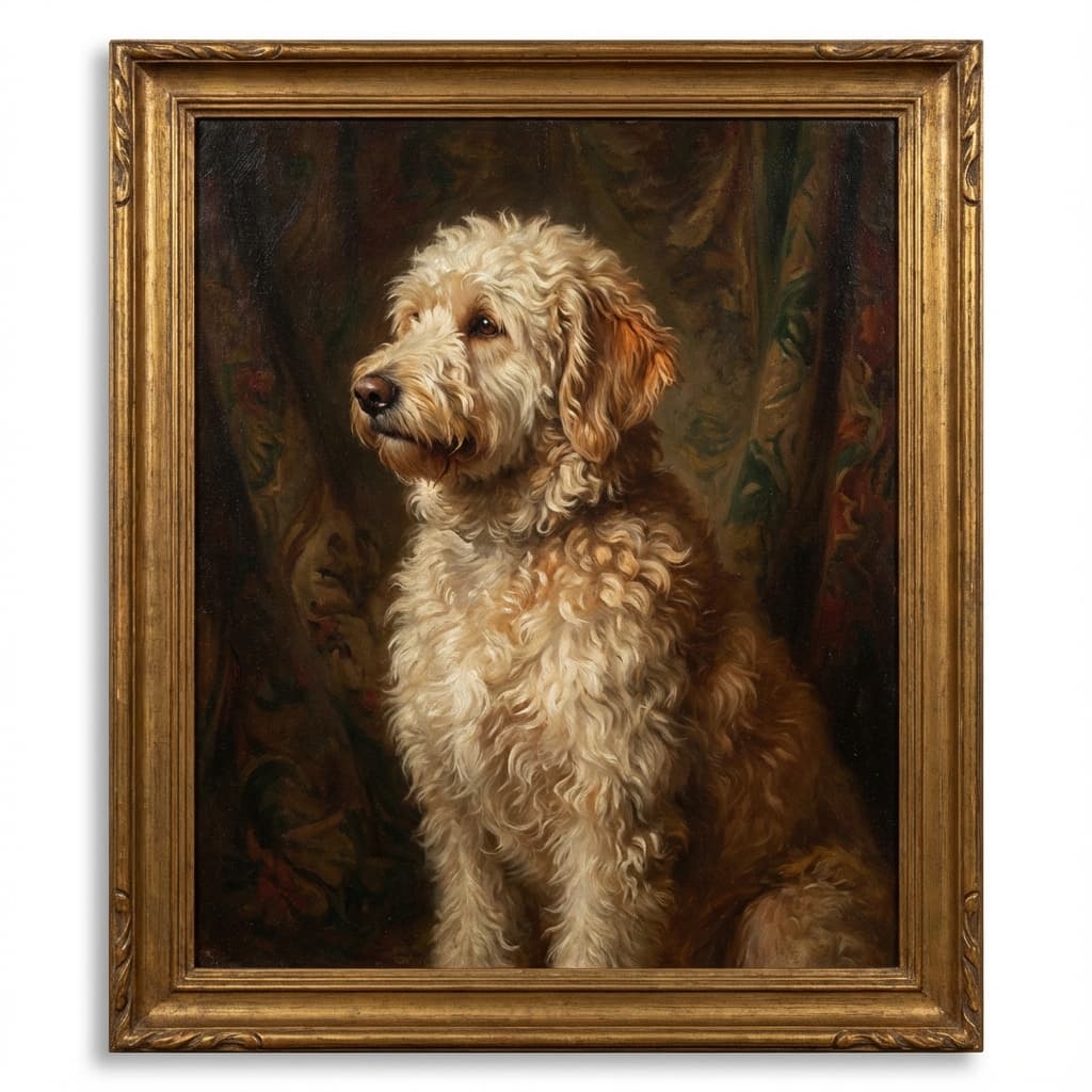 Pyredoodle in Renaissance style