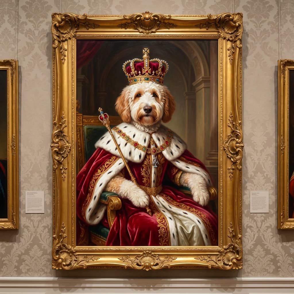 Pyredoodle in Royal style