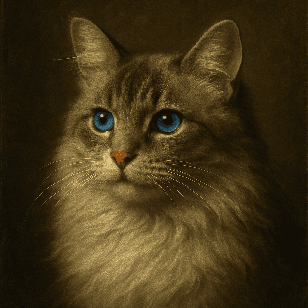 Ragdoll in Renaissance style