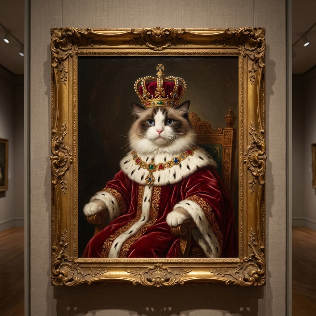 Ragdoll in Royal style