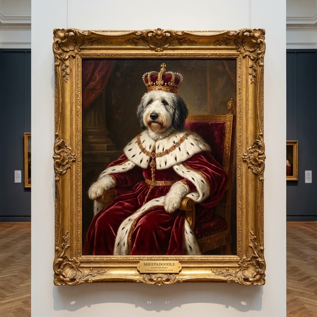 Sheepadoodle in Royal style