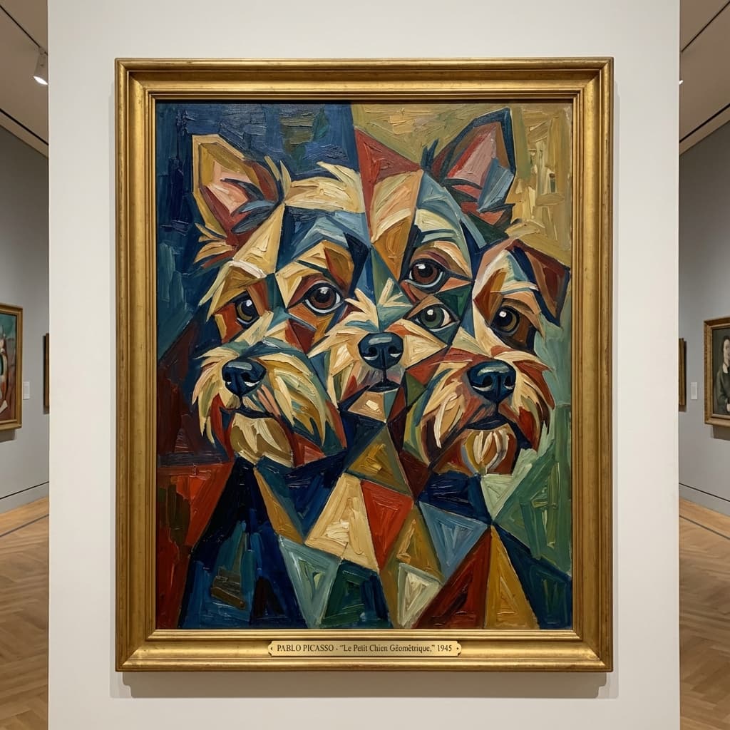 Shihpoo in Picasso style