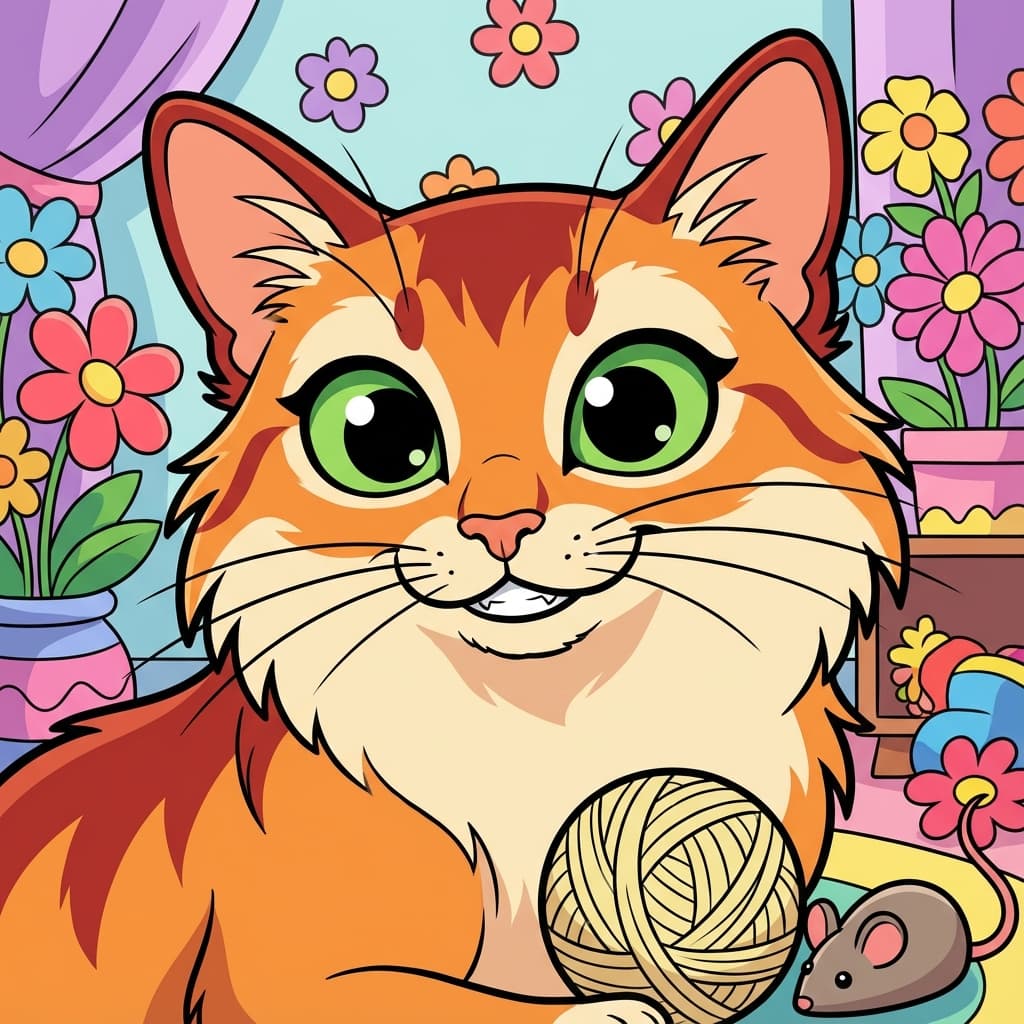 Somali in Cartoon style