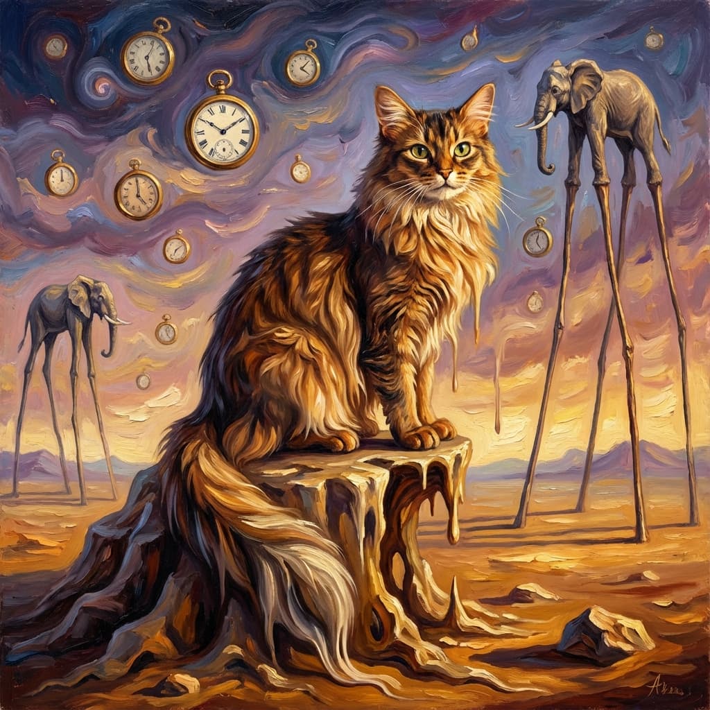 Somali in Dali style