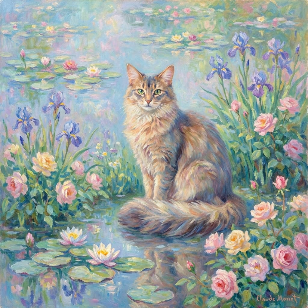 Somali in Monet style