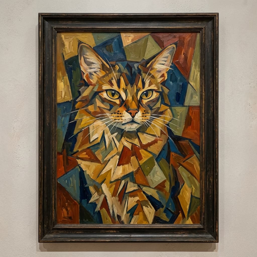 Somali in Picasso style