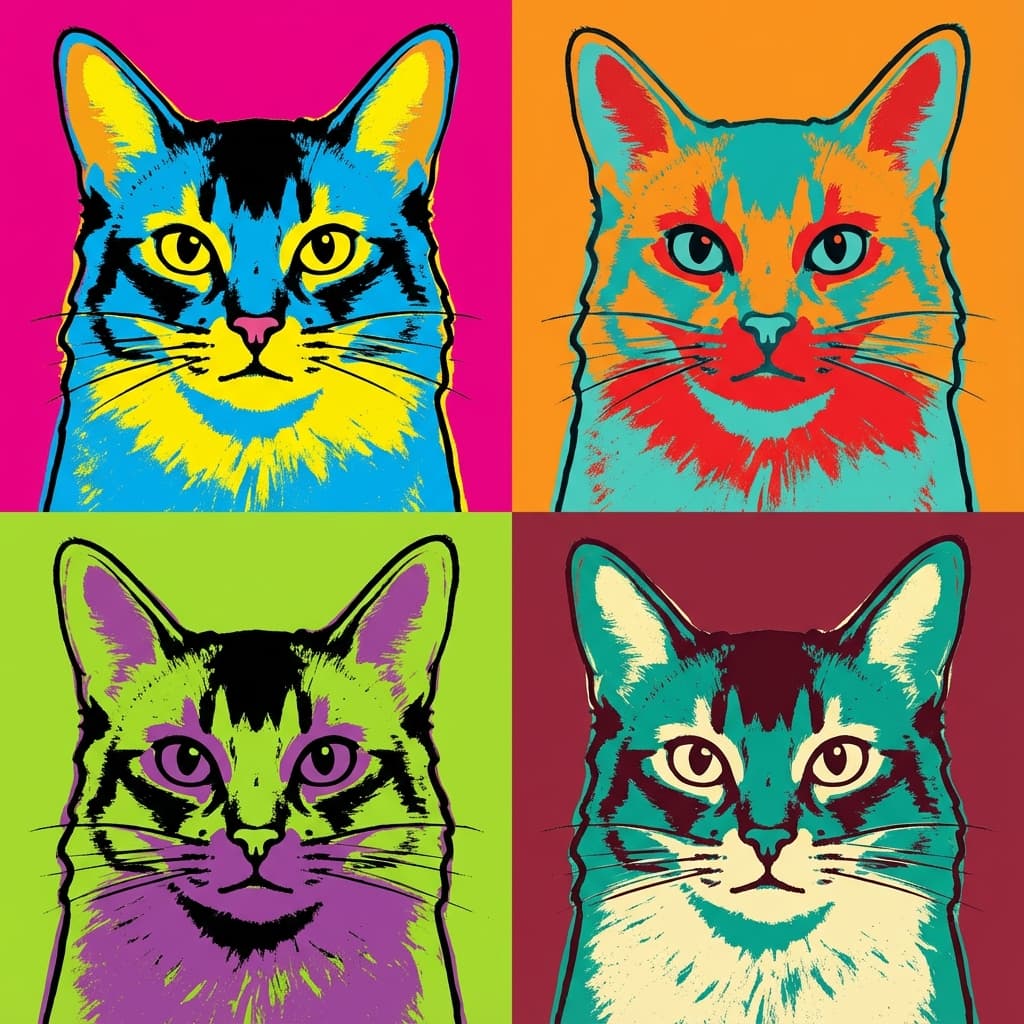 Somali in Warhol style